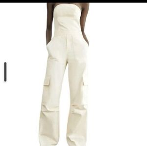 Zara cargo jumpsuit